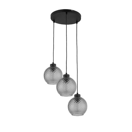 Pendant Lamp Devon - Black & Graphite