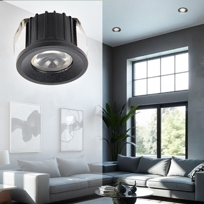 LED Downlight 3W 4000K Black