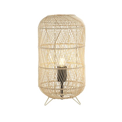 Table Lamp E14 25W Rattan