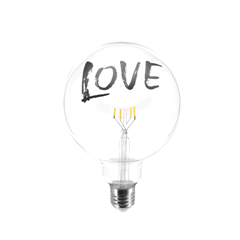 Tattoo Love LED Light Bulb -G125 4.5W E27