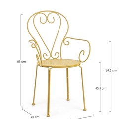 Etienne Ocher Chair W-Arm