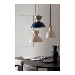 Hanging Lamp - Blue & Green