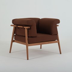 Teak Armchair With Cushions