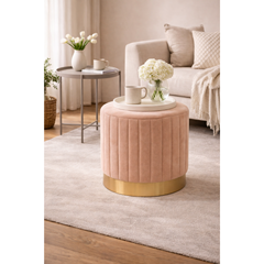 Ottoman  – Velvet Beige