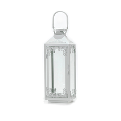 Lantern 16xH47cm – White
