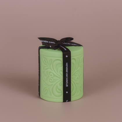 Small Cylinder Jar – Maltese Heartgreen