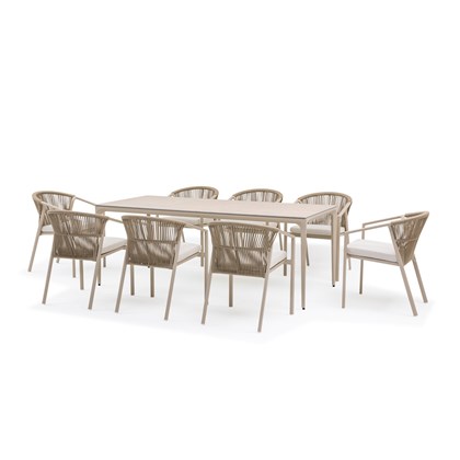 Dining Table Beige 200x90x74cm