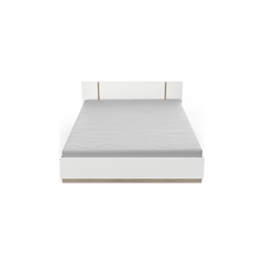 Bed 160x200 cm – Kronberg/Waterford Oak & Matt White