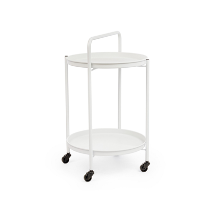 White Twin Trolley W-Tray