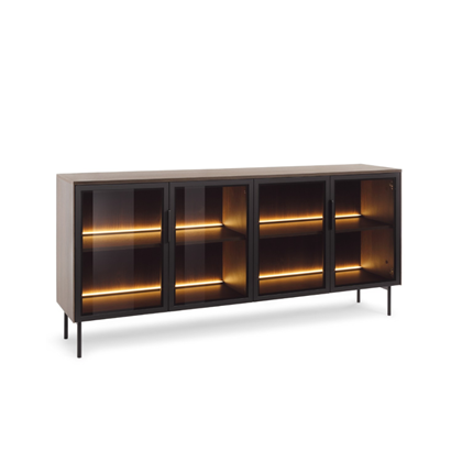 Chest Of Drawers 181 4D + LED – Dunin Oak