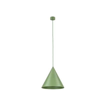 Peapod Cone Ceiling Lamp – Green