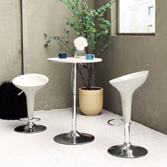 Hydraulic Bar Table - White