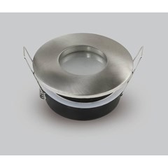 Spotlight Fixture Round GU10 35W IP65 - Satin Nickel