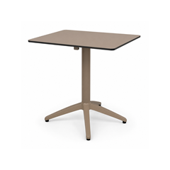 Folding Table Folding 80x80cm – Dove Cinza Claro