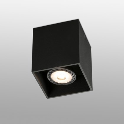 TECTO BLACK CEILING LAMP 1 X GU10 50W