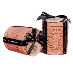 Maltese Heart Tile Cylinder Small