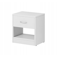 Bedside Cabinet  - White