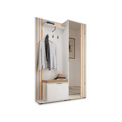 Hallway Cabinet – White & Artisan Oak