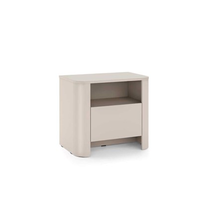 Nightstand 1 Shelf 1 Door – Cashmere