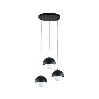 Pendant Lamp 3 Lights – Black & White