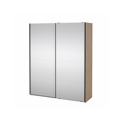 Bergamo Wardrobe – Jackson Hickory & Mirror