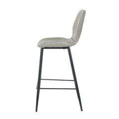 Bar Chair Pu Grey