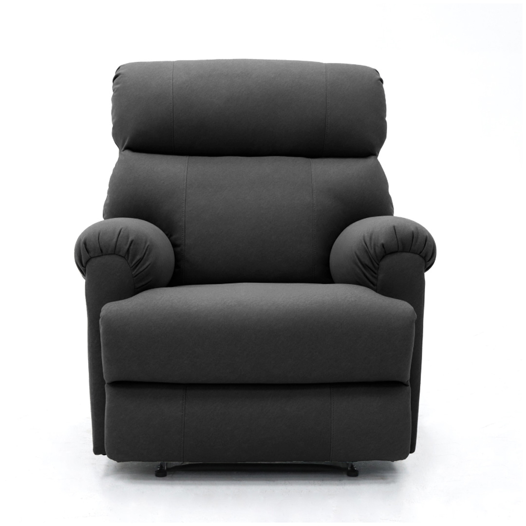 Manual Recliner Chair 92x90x105 - Dark Grey