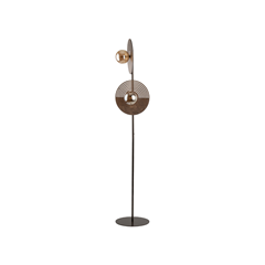 Wood Floor Lamp – Oak & White