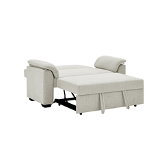 2 Seater Sofabed - Light Beige/Off-White