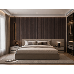 Acoustic Panel  60x 280 cm – Smoked Dark Oak