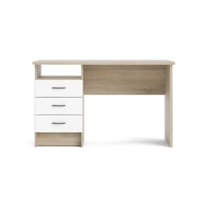 Function Plus Desk Oak White