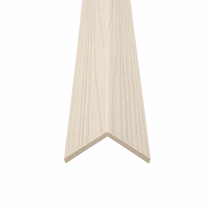 Outdoor L Corner – Pattern 3D Sand White 5x5x220 cm