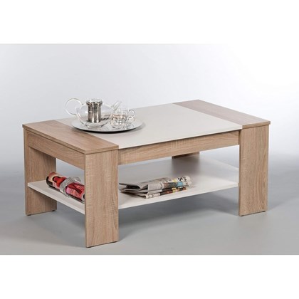 Coffee Table - Sonoma Oak & White