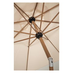 Natural - Beige Outdoor Parasol 3M W-Tilt