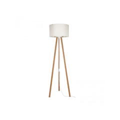 Piko Floor Lamp – Natural Bamboo / Cream