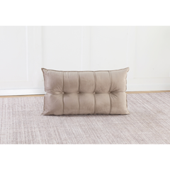 Light Brown Velvet Cushion 90x50cm