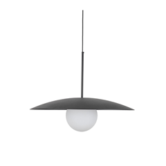 Pendant Lamp Slate Black Glass