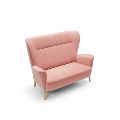 2-Seater Sofa – Pink