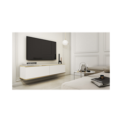 TV Unit MDF Wall Mounting – White