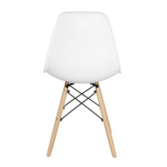 Dining Chair PP Wood - White