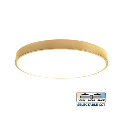 Luka LED Ceiling Light – Gold