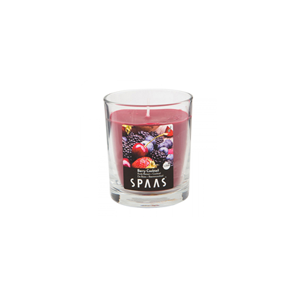 Spaas Glass Scented Candle Berry Cocktail