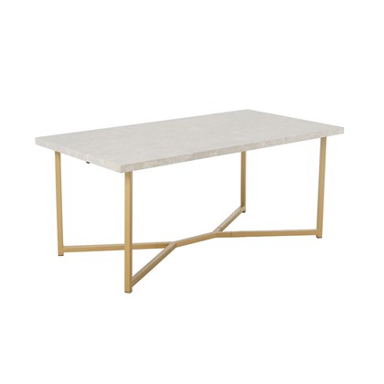 Coffee Table Paper Color With Golden Legs