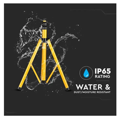 Tripod Stand For Floodlight Yellow Color