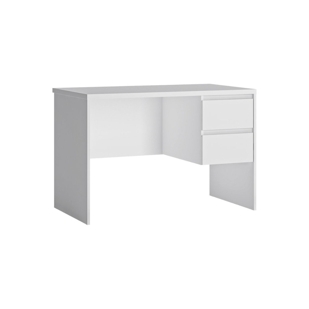 Desk 2 Shelves - Alpine White