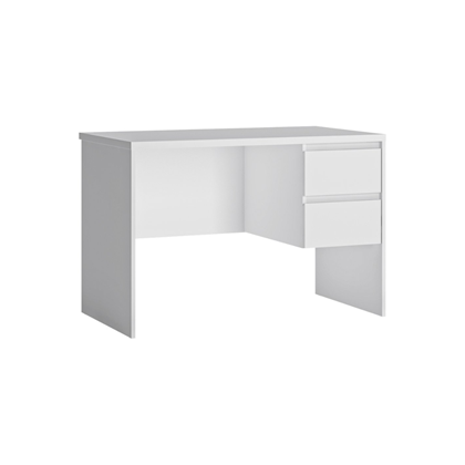 Desk 2 Shelves - Alpine White