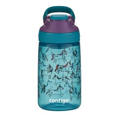 Kids Bottle Easy Clean 14oz Eggplant Unicorn