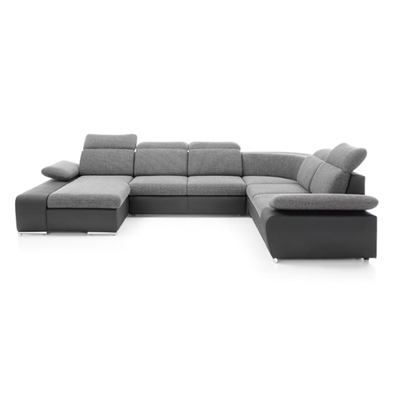 Cor Sofabed with Chaise Left – Dark Grey