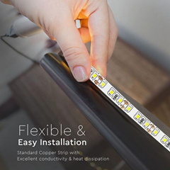 LED Strip 12V 8W-M IP20 3000K 5m