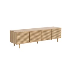 TV Stand - Modern Slatted